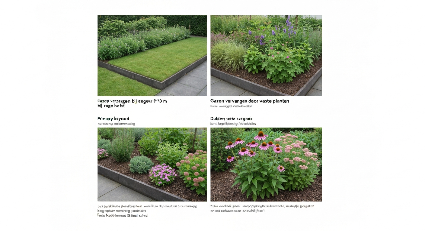 Gazon vervangen door vaste planten: complete stappenplan