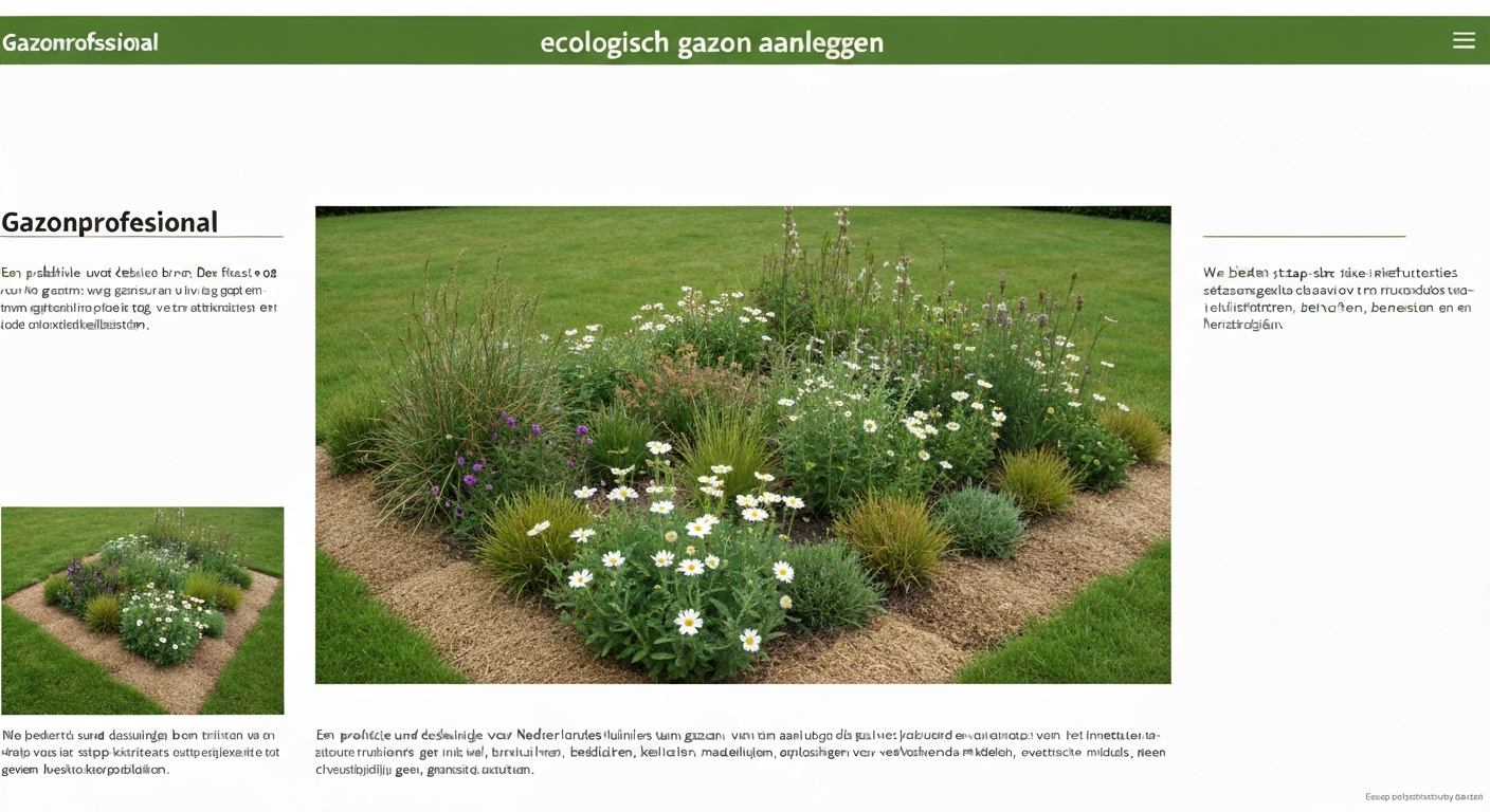 Ecologisch gazon aanleggen: compleet stappenplan voor NL