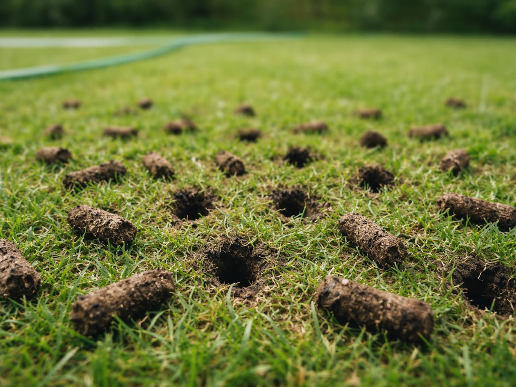 Hoe diep gazon beluchten: diepte in cm per bodem en situatie